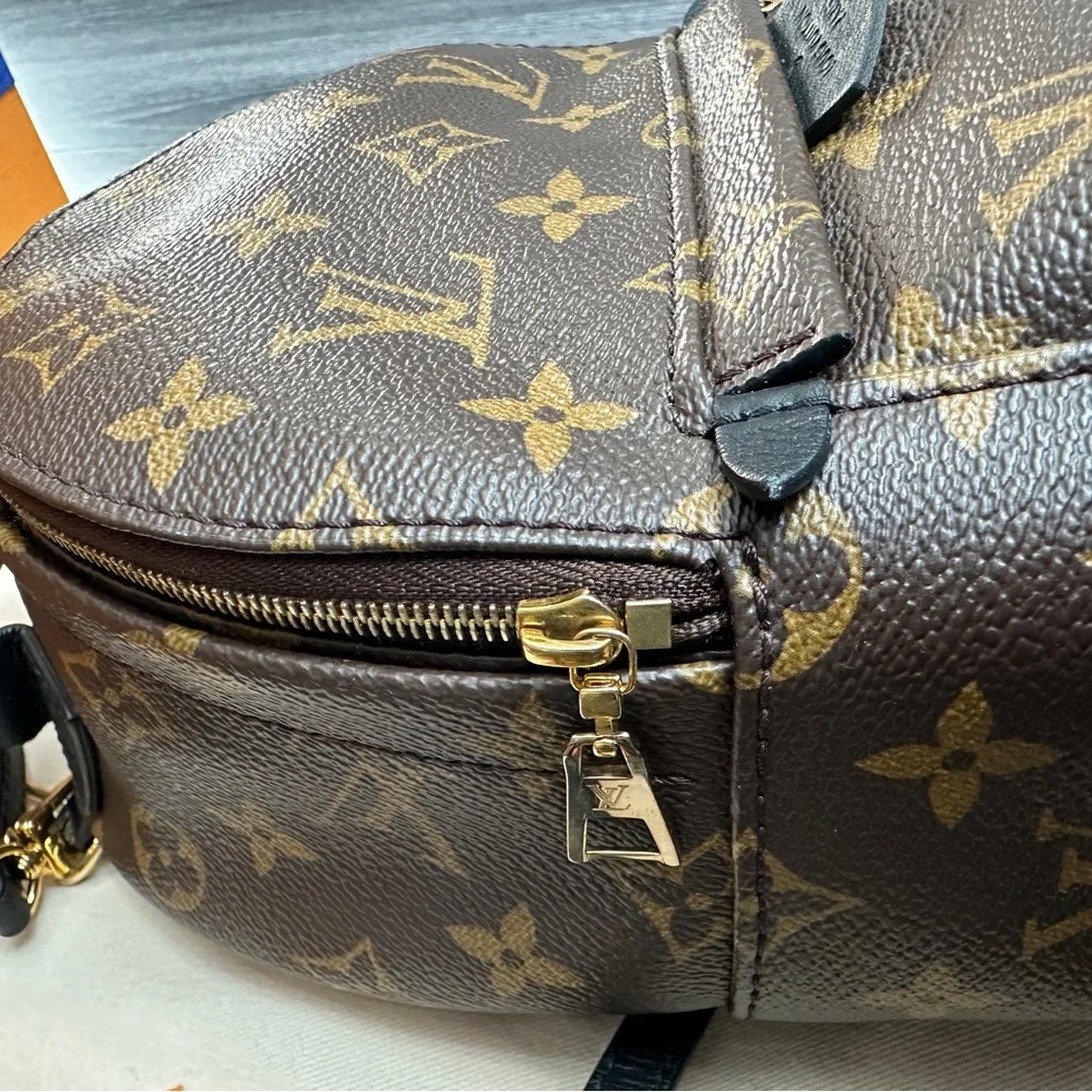 Louis Vuitton Brown Monogram Palm Springs Mini backpack - Picture 5 of 12